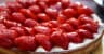 Strawberry tart with custard