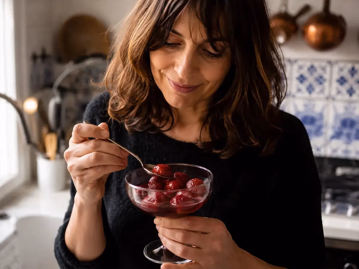 Fragole al vino rosso 5