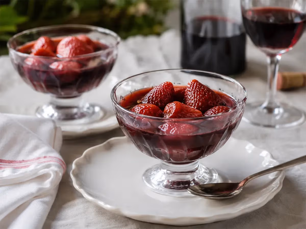 Fragole al vino rosso 8