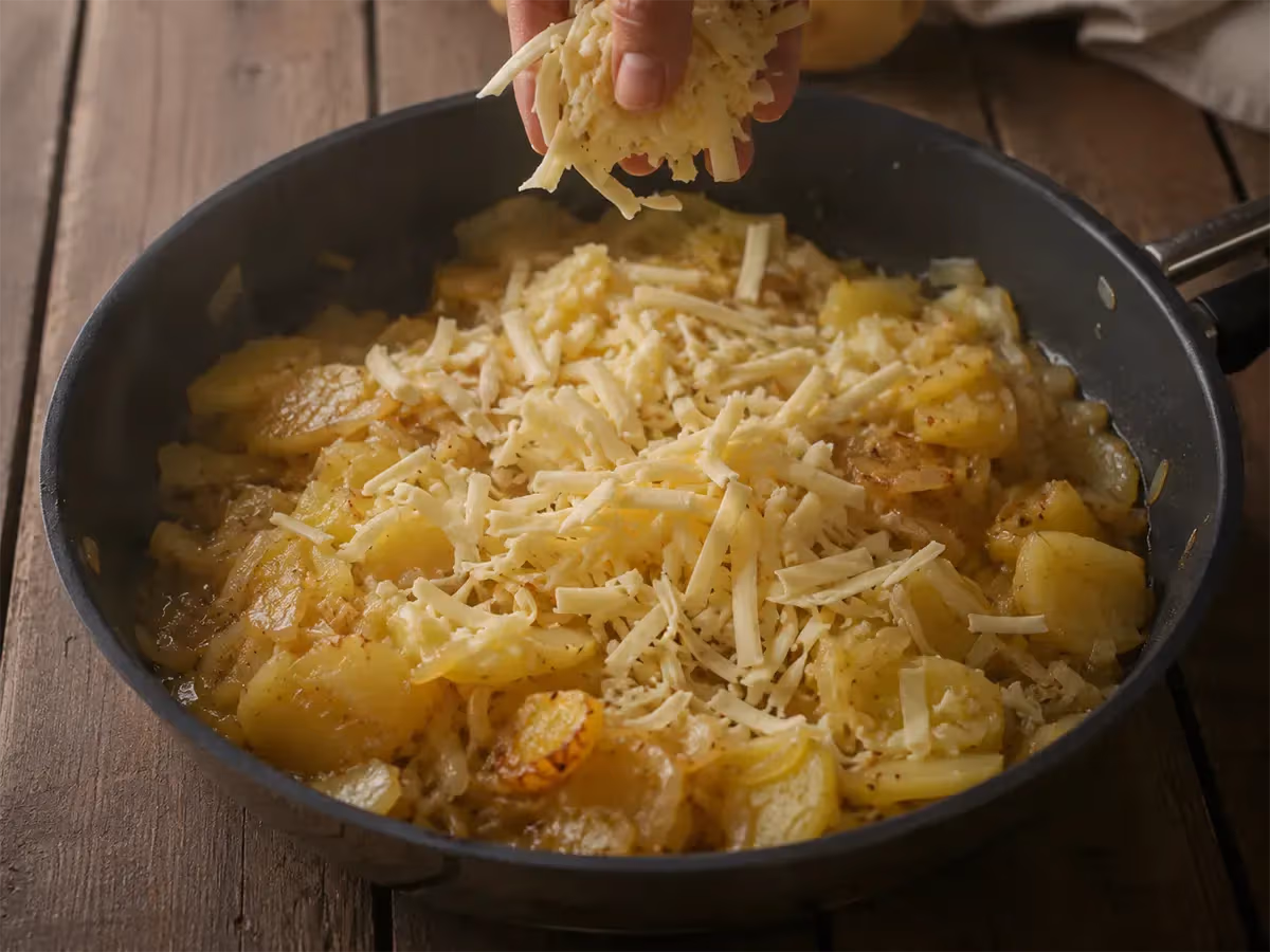 Il Frico con patate e cipolla 5