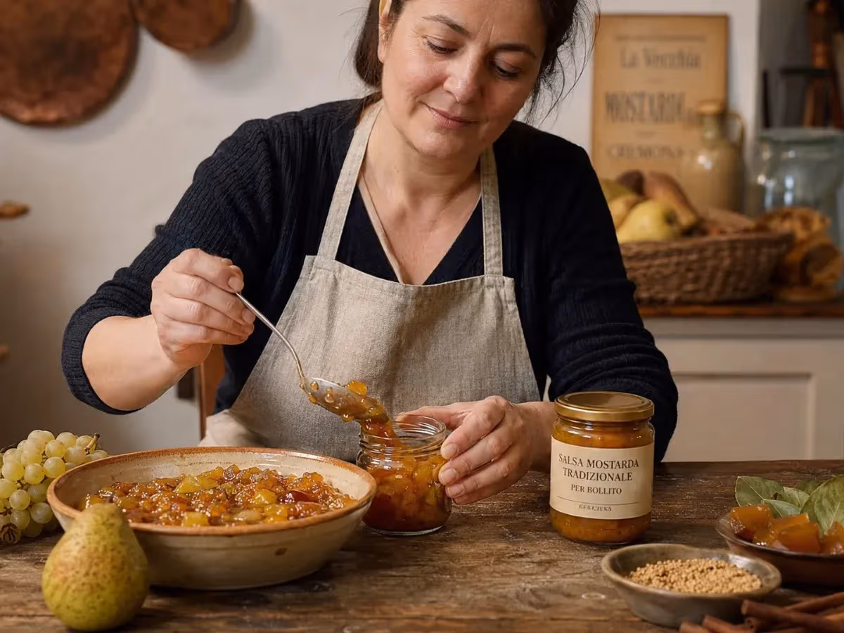 Salsa mostarda tradizionale per bollito 7