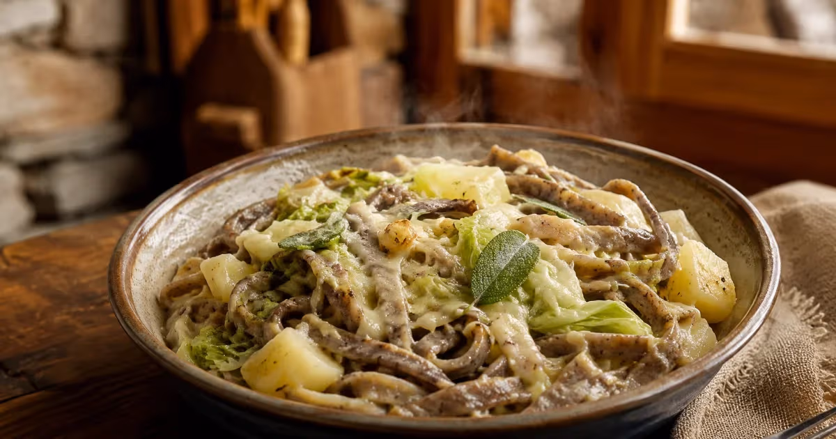 Pizzoccheri della Valtellina (Ricetta Tradizionale Lombarda)