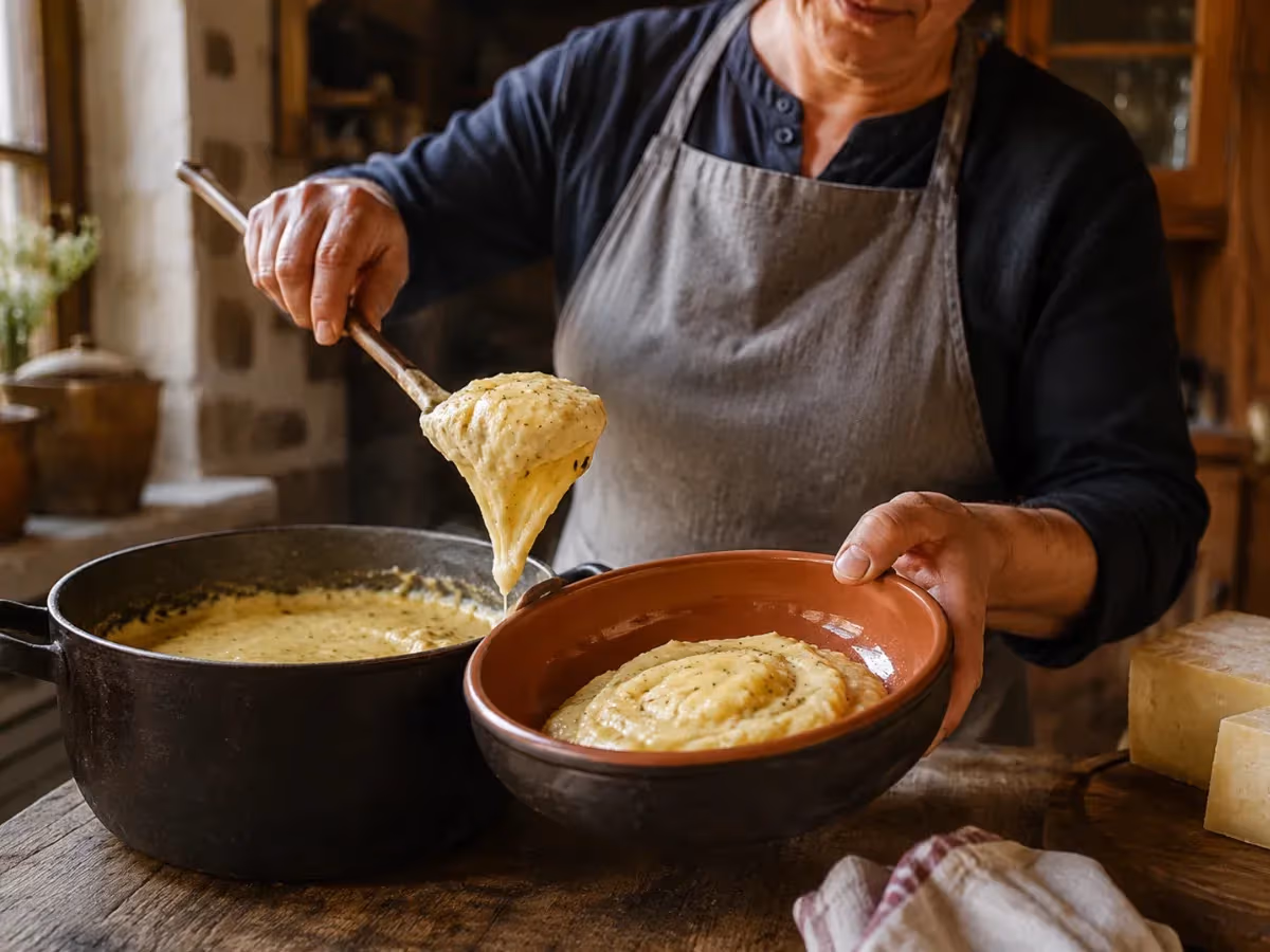 Polenta concia valdostana  9