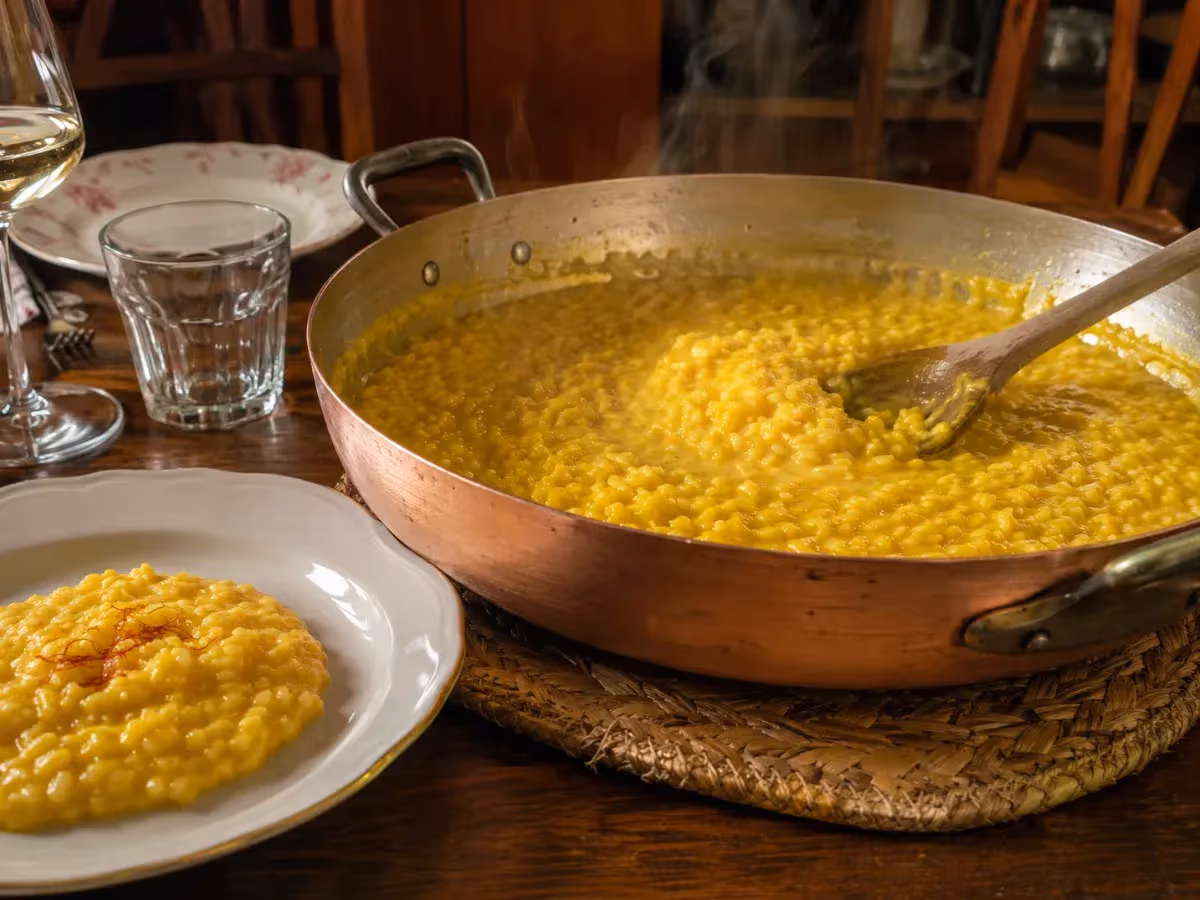 Risotto alla milanese tradizionale 10