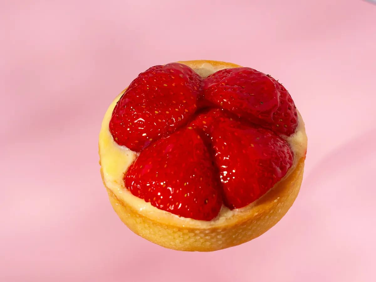 Crostata di fragole con crema pasticcera 3