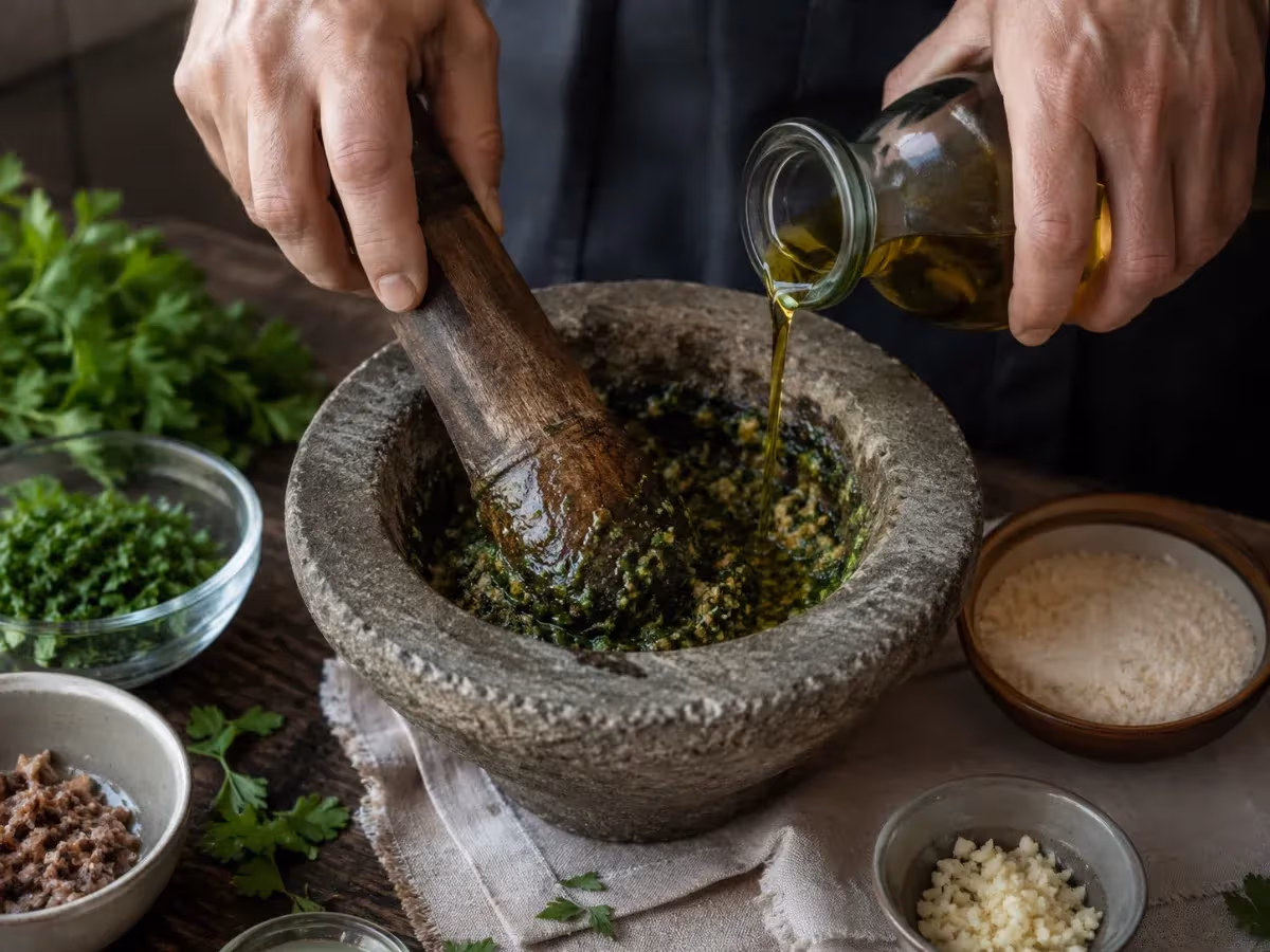 Salsa Verde Piemontese Tradizionale (Bagnet Verd) 4